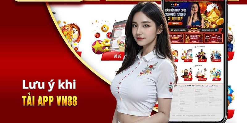 Một số lưu ý khi cài đặt ứng dụng VN88 